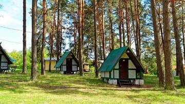 Фото номера Шале с общей ванной комнатой Курортные отели Stanica Wodna Spychowo г. Спыхово 4